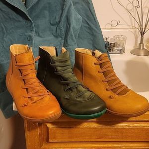 Excellent,Noname brand or size booties. I'm a 8.5, these fit like a 7.5 to 8 w.